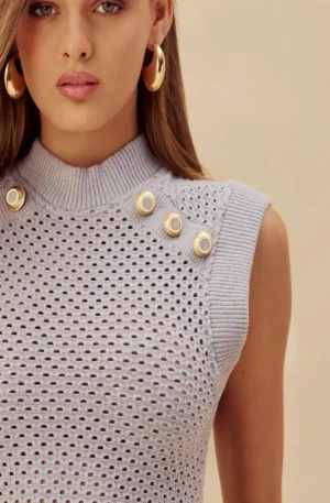 BLUSA TRICOT BOTOES - Imagem 3