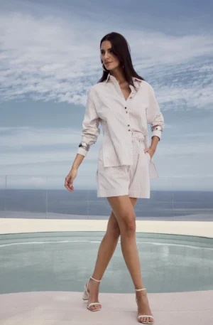 CONJUNTO CAMISA E SHORT LISTRAS - Imagem 4