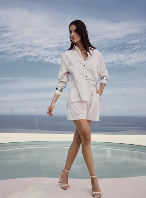 CONJUNTO CAMISA E SHORT LISTRAS - Imagem 4