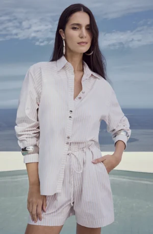 CONJUNTO CAMISA E SHORT LISTRAS - Imagem 3