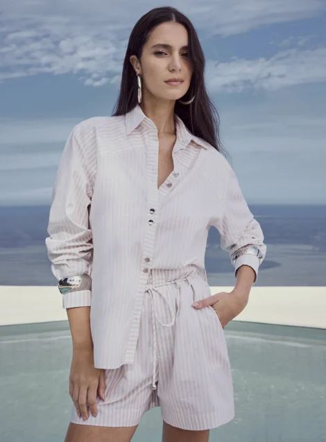 CONJUNTO CAMISA E SHORT LISTRAS - Imagem 3