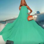 VESTIDO FRENTE UNICA CHIFFON