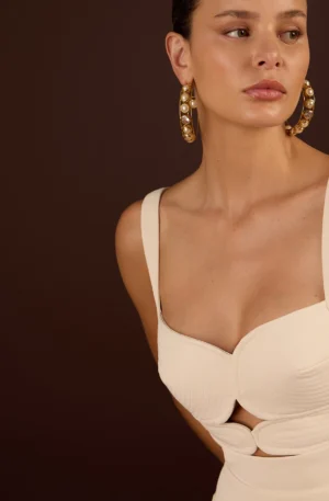 VESTIDO DECOTE PESPONTOS - Imagem 3