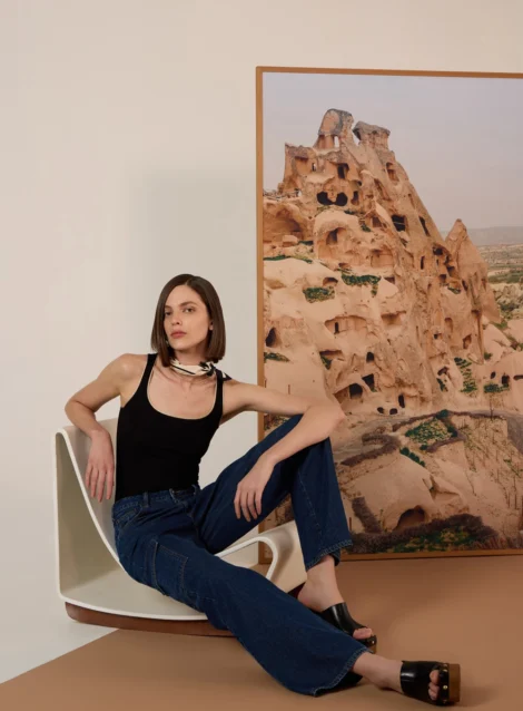 CALCA JEANS RAQUEL WIDE LEG - Imagem 3