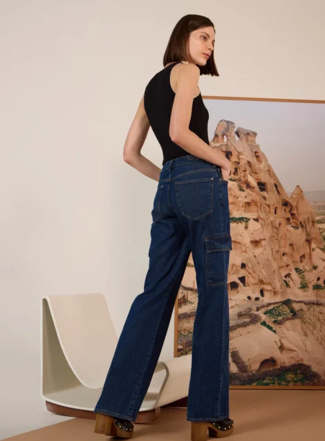 CALCA JEANS RAQUEL WIDE LEG - Imagem 2