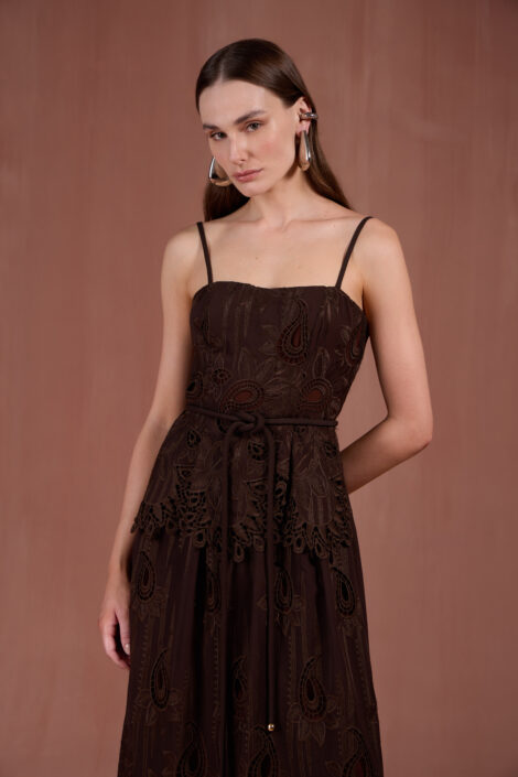 VESTIDO MIDI BICO CASHMERE - Imagem 3