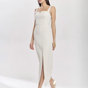 VESTIDO MIDI RETO DETALHE COSTAS - Imagem 5
