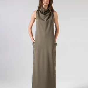 VESTIDO LONGO GOLA ALTA - Imagem 3