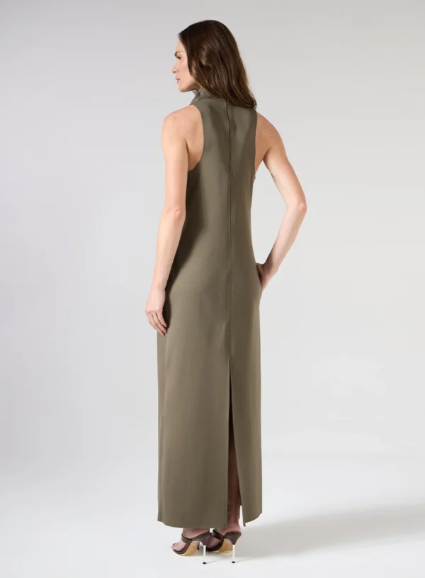VESTIDO LONGO GOLA ALTA - Imagem 2