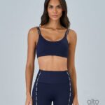 TOP ELÁSTICO PERSONALIZADO - AZUL VINIL