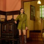BLAZER MANGA LONGA VERDE
