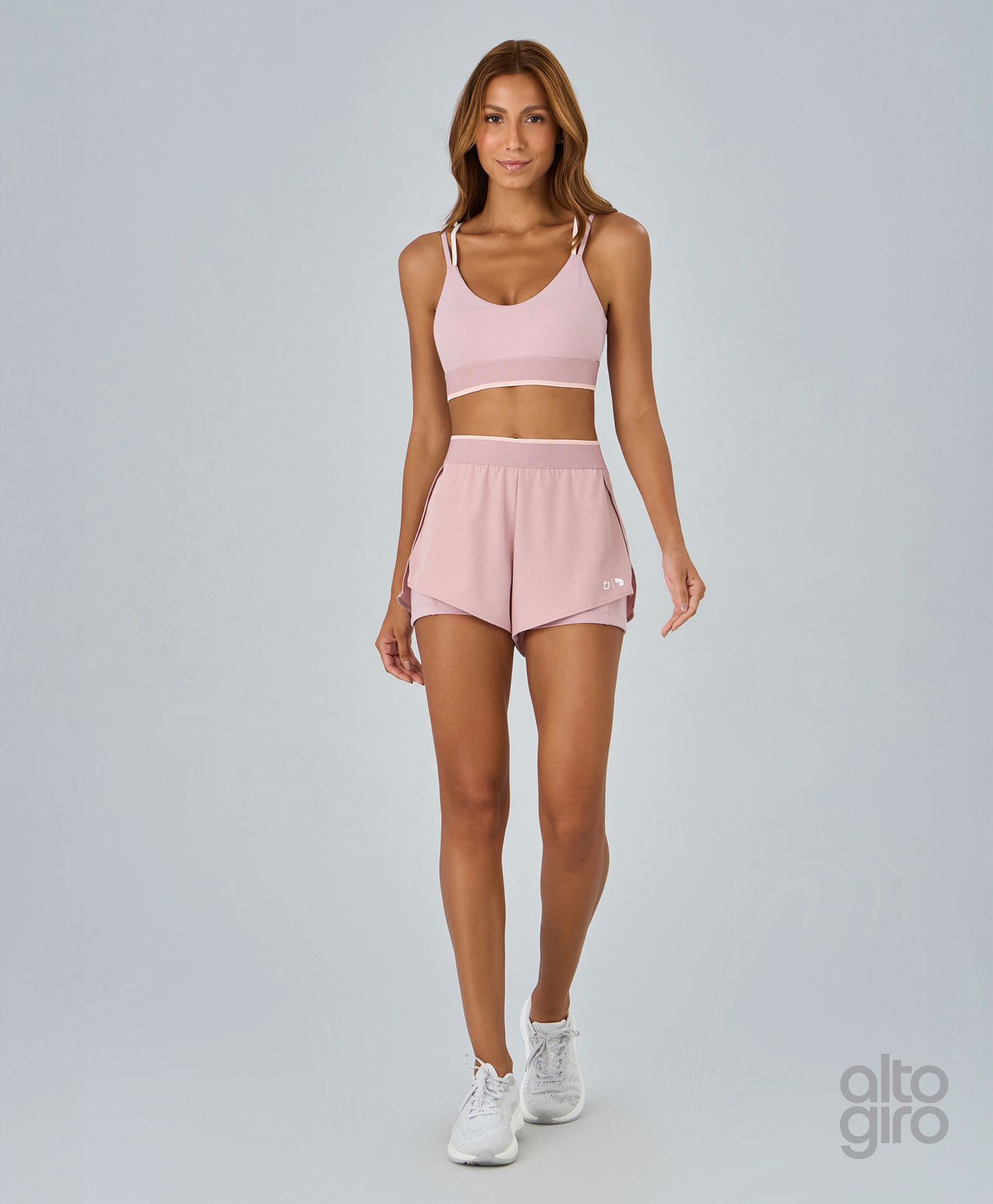 WhatsApp Image 2026-05-05 at 15.19.51 (1) SHORT SOBREPOSTO COM ELÁSTICO - ROSA - Imagem 1
