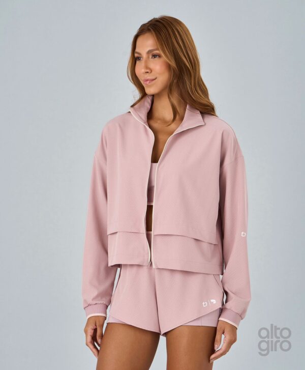 JAQUETA DRY COM ELÁSTICO - ROSA - Imagem 3