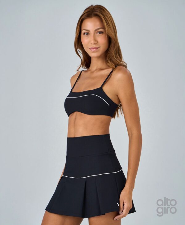 SAIA SOBREPOSTA RIB COM PREGAS - PRETO - Imagem 3