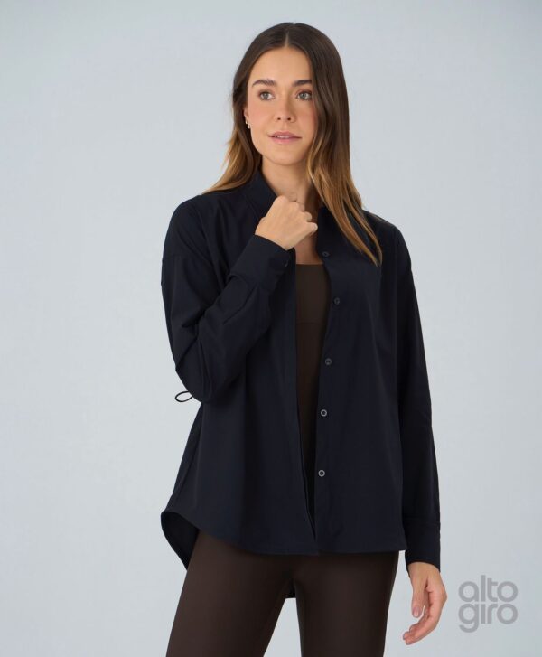 CAMISA ALONGADA AJUSTÁVEL NA CINTURA - Imagem 4