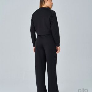 BLUSA RAGLAN COM ELÁSTICO PERSONALIZADO - PRETO - Imagem 4