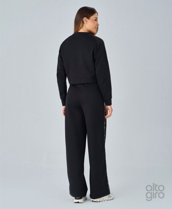BLUSA RAGLAN COM ELÁSTICO PERSONALIZADO - PRETO - Imagem 4