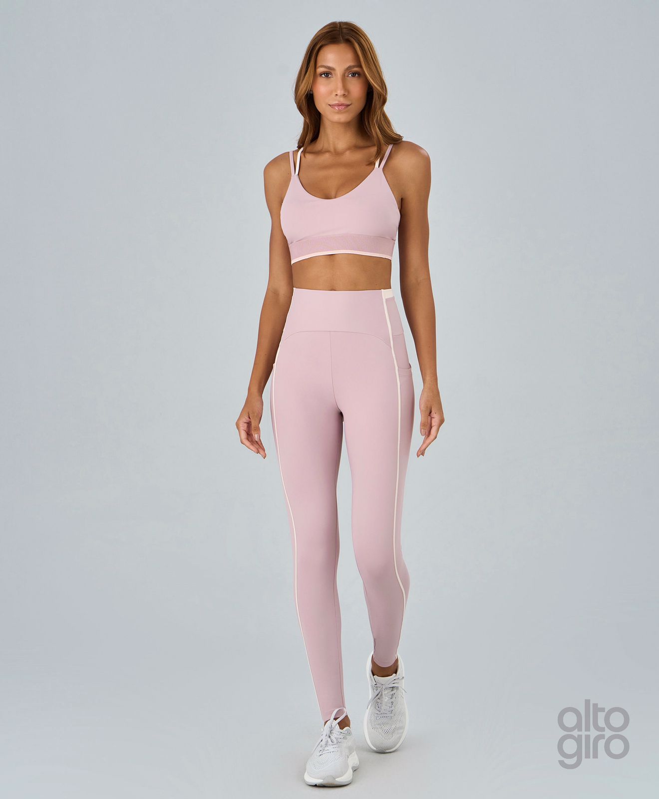 WhatsApp Image 2026-05-06 at 15.20.34 LEGGING RECORTES COM BOLSO LATERAL - ROSA - Imagem 1