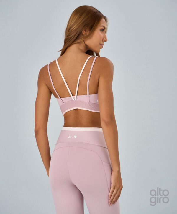 LEGGING RECORTES COM BOLSO LATERAL - ROSA - Imagem 3
