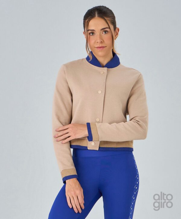 JAQUETA BOMBER  BICOLOR - Imagem 2