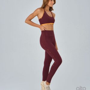 LEGGING ELÁSTICO PERSONALIZADO  - MARSALA - Imagem 3