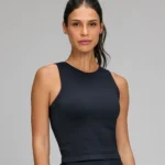 REGATA CANELADA SEM COSTURA – PRETO