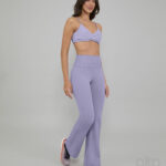 LEGGING RETA FLARE CONFORT - LAVANDA
