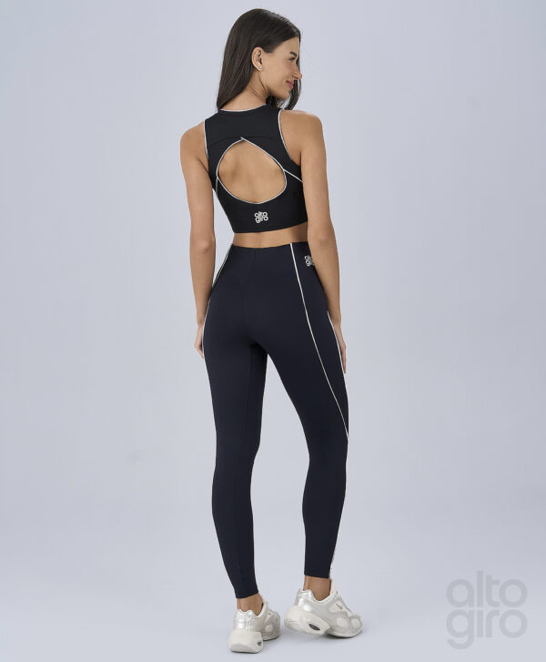 LEGGING FRISO CONTRASTANTE – PRETO - Imagem 2