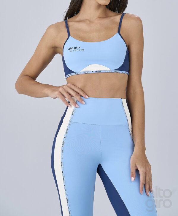 LEGGING RECORTES AG WAY OF LIFE - AZUL CÉU - Imagem 3