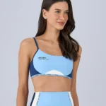 TOP ALÇA FINA AG WAY OF LIFE - AZUL