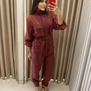 CONJUNTO CASACO COM CINTO E CALÇA - Imagem 4