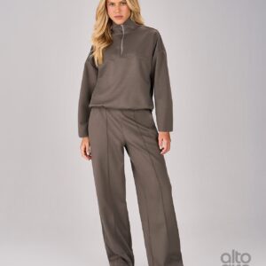 CALÇA MOLETOM BOLSO COM NERVURA