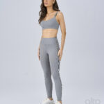 LEGGING ELÁSTICO PERSONALIZADO - CINZA SKY
