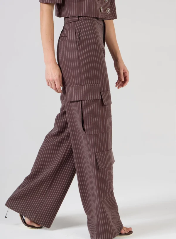 CONJUNTO CALÇA E CASAQUETO LISTRAS - Imagem 2