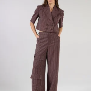 CONJUNTO CALÇA E CASAQUETO LISTRAS - Imagem 3