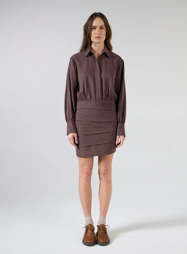 VESTIDO CURTO LISTRAS - Imagem 3