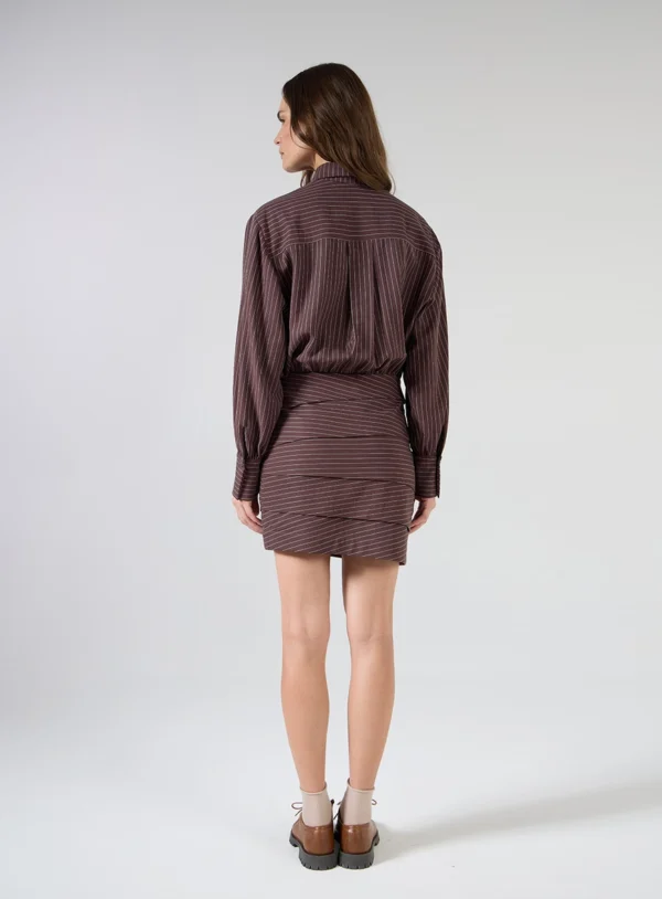 VESTIDO CURTO LISTRAS - Imagem 2