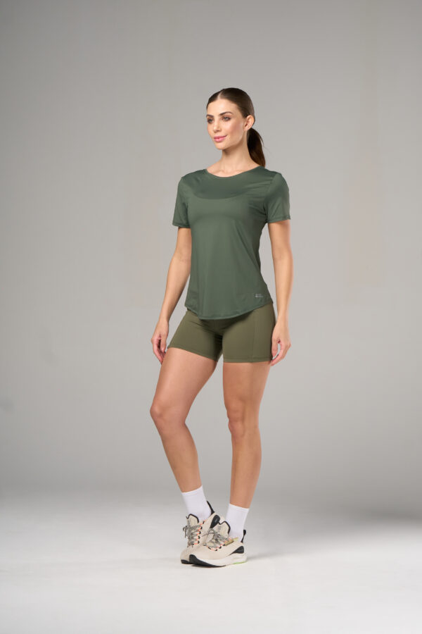CAMISETA RUN STYLE – VERDE OLIVA - Imagem 4