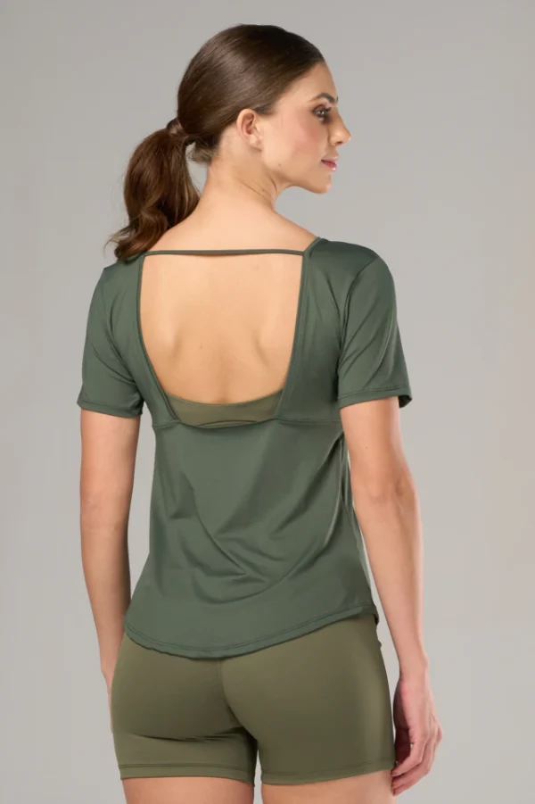 CAMISETA RUN STYLE – VERDE OLIVA - Imagem 2